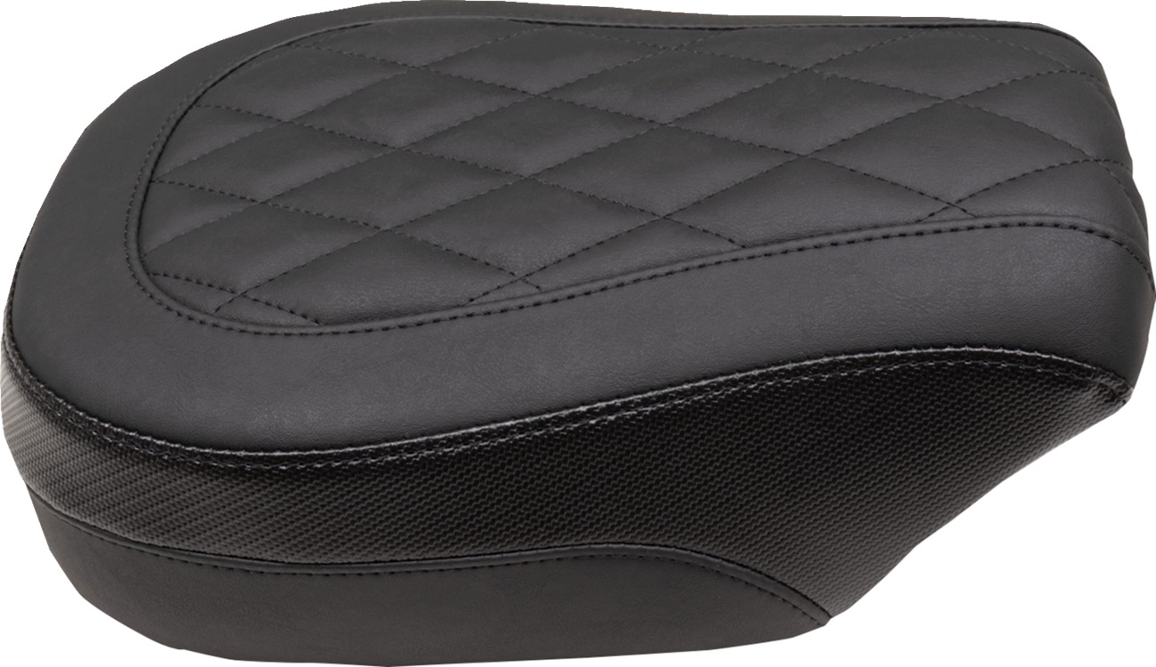 MUSTANG 88204 Solo Touring Seat Passenger Black Diamond Stitch Chief '22-'23