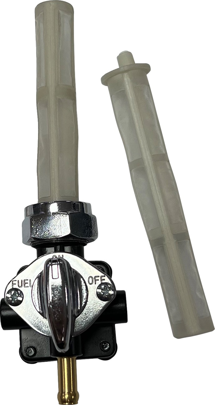 DRAG SPECIALTIES T03-0101B Petcock - Vacuum - Downward Outlet - Black