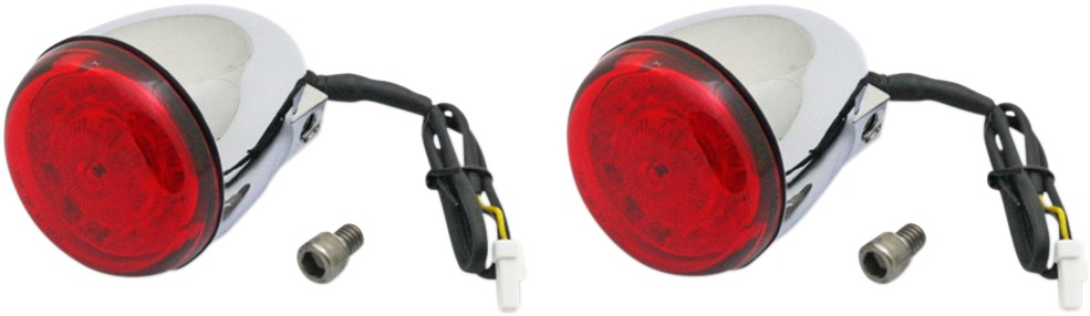 CUSTOM DYNAMICS PB-IND-RTS-R-C ProBEAM® Turn Signals - Chrome/Red